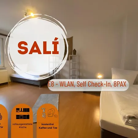 Sali - E8 - Wlan, Self Check-in, 8pax * Essen